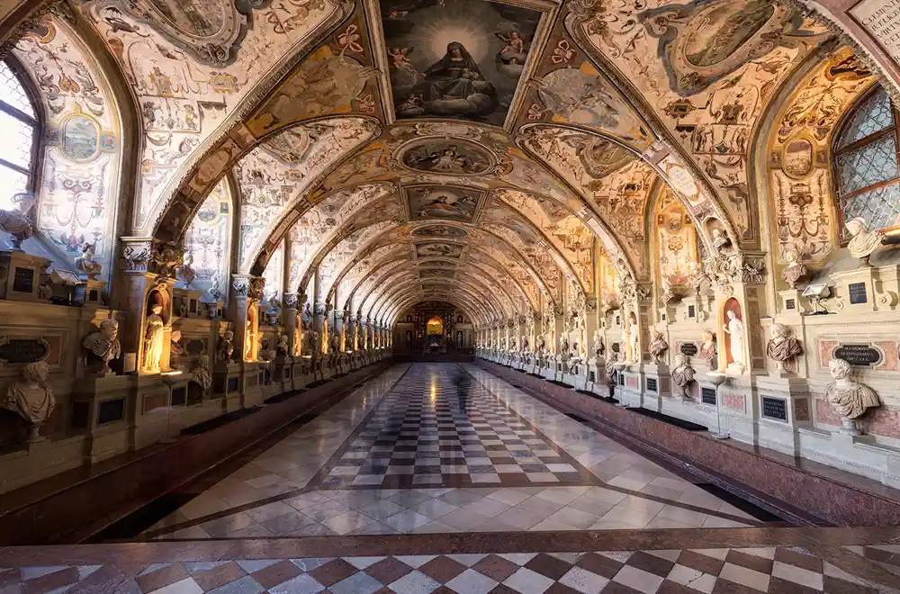 The Munich Residenz in Bavaria